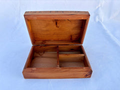 8"x5" WOODEN THUYA JEWELRY Box, Handmade Morocco, Jewelry Box, Storage Box, Wooden Jewelry boxThuya Burl,