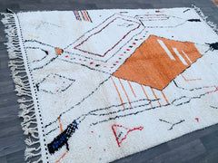 Colorful Boho Azilal Rug – Handcrafted Tribal Moroccan Carpet