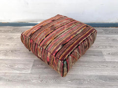 A Pouf Berber Moroccan Kilim is more than just a decorative item; it’s a piece of cultural art that brings warmth, history