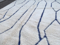 Bohemian Moroccan Rug – Multicolored Boujaad Carpet – Handmade Wool Rug – Custom Size for Living Room or Bedroom