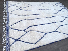 Bohemian Moroccan Rug – Multicolored Boujaad Carpet – Handmade Wool Rug – Custom Size for Living Room or Bedroom