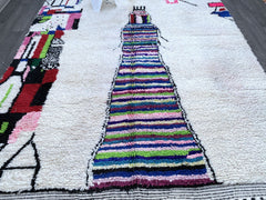 Tribal Colorful Custom Moroccan Rug – Handwoven Azilal Carpet