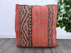 Kilim floor cushion cover F20 turkish moroccan persian tribal bohemian kilim rug pouf poef puff bean bag floor cushion floor pillow