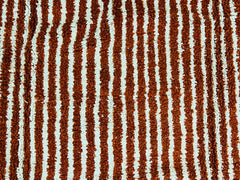 Striped Luxurious Handmade Moroccan Wool Rug – Timeless Beni Ourain Design