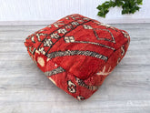 Moroccan Kilim pillow, striped pillow, Vintage Moroccan cushion, Unstuffed Boho pillow, Sofa Home Decor, Moroccan Style pillow