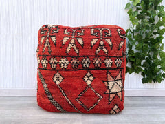 Moroccan Kilim pillow, striped pillow, Vintage Moroccan cushion, Unstuffed Boho pillow, Sofa Home Decor, Moroccan Style pillow