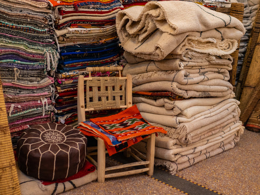 Why is Morocco known for rugs?