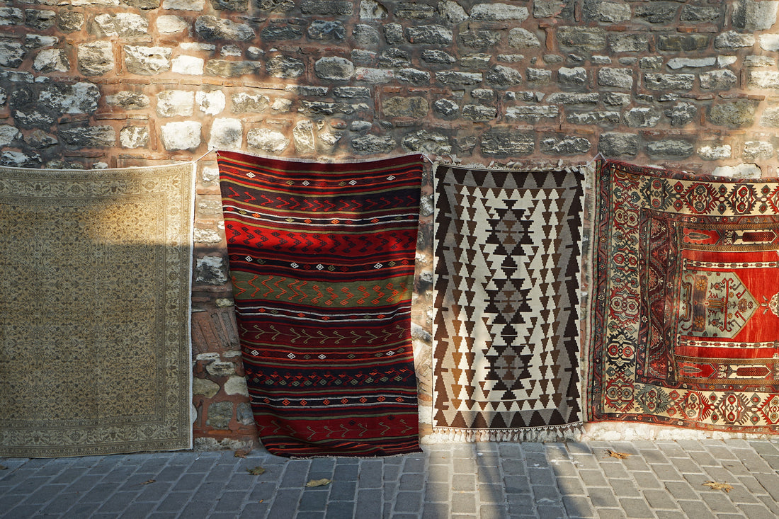 Traditional and modern Berber carpets