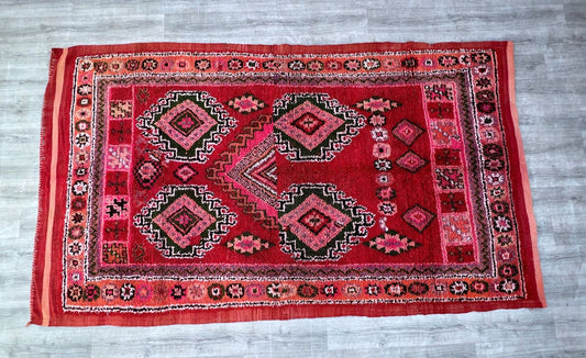 친화적인 블로그 글: 빈티지 부자드 모로코 러그 6.2 FT X 10.8 FT