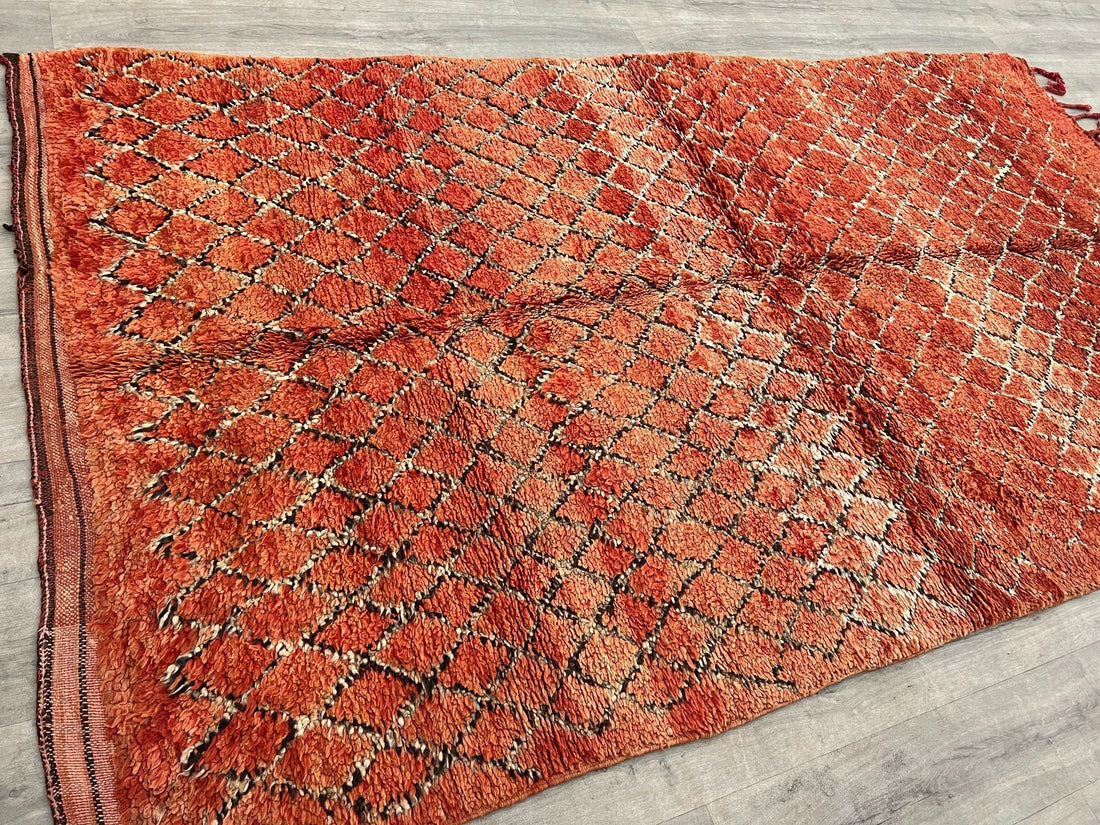Antike marokkanische Teppiche: Handgefertigte 6x10 Ft Berber-Teppiche aus Boujaad & Azilal