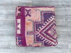 Handmade Moroccan Kilim Pouf – A Boho-Chic Essential