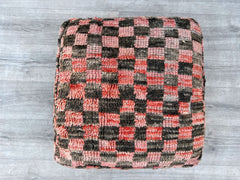 kilim pouf, moroccan pouf, pouf ottoman cover, kilim ottoman, Kilim Pillow
