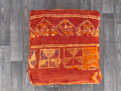 Kilim floor cushion cover moroccan persian tribal bohemian kilim rug pouf