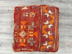 Moroccan pouffe, bohemian pouf, special moroccan pouf, genuine leather, functional pouf, mixed leather and tissue pouf, moroccan pouf cover