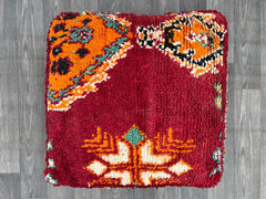 Kechart - Orange pillows silk 20x20,Pillow Cactus Silk, White Lumbar Cushion Handmade Cactus Silk Decorative Pillow, Moroccan Sabra Cushion