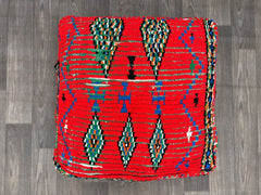 moroccan pouf, berber pouf, handmade pouf, kilim pouf, 60x60x20 cm pouf, foot stool, home decor