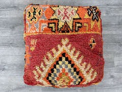 Moroccan Square pouf, Wicker straw Pouf from Morocco, Wicker Ottoman, handmade Moroccan Ottoman, Handmade straw stool
