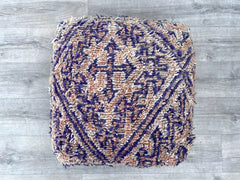 Unique, Moroccan Kilim Pouf, Floor Pouf, Vintage Moroccan Ottoman, Beni Ourain Square Pouf,Yoga Meditation Cushion,Outdoor Red Kilim Pillows