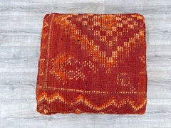 moroccan pouf, fluffy pouf, berber pouf, 60x60x20 cm pouf