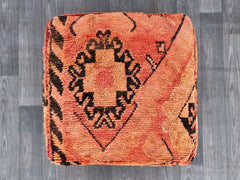 Moroccan Pouf, Wool Pouf, Floor Pillow, Handmade Pouf, Pet Bed