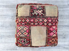 Tufted ottoman - morRoccan ottoman - berber pouf - moroccan poufs - wool ottoman - beni ourain poufs
