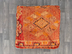 Blue silk pillow, Moroccan Sabra cushion, handmade cactus silk pillow, Berber Sabra cushion, Pillow Throw, Moroccan Lumbar Sabra Cushion