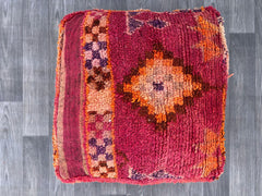 moroccan wool pouf, berber pouf, pouf , 60x60x20 cm pouf, kilim pouf, ottoman pouf