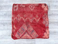 moroccan pouf, kilim pouf, berber pouf, wool pouf, handmade pouf, 60x60x20 CM pouf