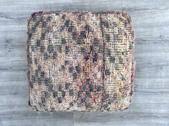 Vintage Moroccan pillow, kilim pillow, Vintage Moroccan cushion, Unstuffed Boho pillow, Sofa Home Decor, Moroccan Style pillow 16.5x18.5 in