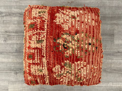 Authentic Moroccan Floor Cushion – Kilim Pouf Cover for All Spaces