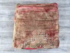 moroccan wool pouf , berber pouf, kilim pouf, boho pouf, 60 cm x 60 cm x 20 cm pouf