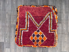 moroccan wool pouf, kilim pouf, ottoman pouf, berber pouf,