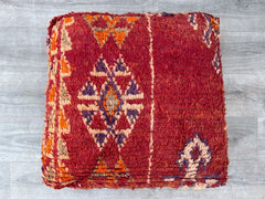 Moroccan Acupressure Pouf - Reflexology Nodes, Stress-Relief Floor Cushion, Holistic Health Tool