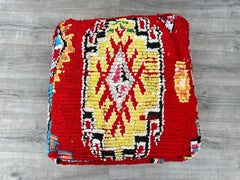 70%OFF** Moroccan Kilim Pouf Floor Pouf Vintage Moroccan Ottoman Square Pouf, Yoga Meditation Cushion, Outdoor colorful Kilim Pillows Cover