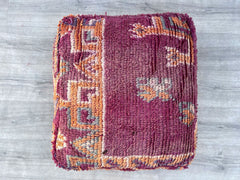 Solar-Powered Moroccan Pouf - Solar Charger Pocket, USB Port for Devices, Outdoor Adventure Essential