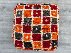 Moroccan Pouf Puzzle Ottoman - Modular Pieces, Build Your Own Shape, Creative Floor Seating