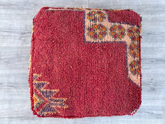 Moroccan Floor Pouf Trio - Set of 3 Kilim Cushions (Small, Medium, Large), Mix-and-Match Boho Decor, Unstuffed Covers