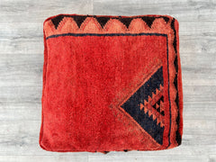Moroccan Pouf Yoga Set - Includes Pouf, Meditation Pillow & Mat, Complete Boho Zen Bundle, Free Shipping
