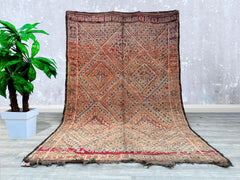 Vintage Rug 195 x 296 cm = 6.4 x 9.7 FT