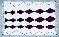 206 x 322 cm = 6.8 x 10.6 ft Diamonds Gorgeous Beni Ourain Rug, Green And Beige Rug, Emerald Green Rug, woven rug, green wool Beniourain Carpet, Unique Geometric Rug