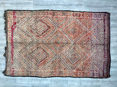 Vintage Rug 195 x 296 cm = 6.4 x 9.7 FT