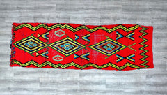 Vintage Runner Rug 97 x 319 cm = 3.2 x 10.5 FT