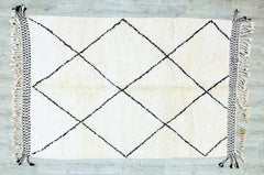164 x 254 cm = 5.4 x 8.3 ft Diamonds AMAZING MOROCCAN ORANGE Rug - Morrocan Berber Rug, Authentic Berber Rug, Bohemian Style Rug For Living Room