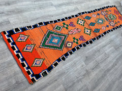 Vintage Runner Rug 72 x 326 cm = 2.4 x 10.7 FT