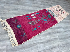 Vintage Runner Rug 80 x 282 cm = 2.6 x 9.3 FT