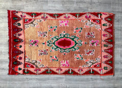 Vintage Rug 143 x 249 cm = 4.7 x 8.1 FT