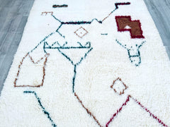 Beni Ourain Rug 152 x 233 cm = 5 x 7.6 FT