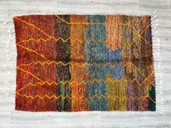 Beni Ourain Rug 167 x 238 cm = 5.5 x 7.8 FT