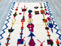 Beni Ourain Rug 152 x 237 cm = 5 x 7.8 FT