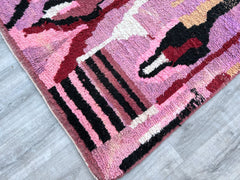 Beni Ourain Rug 147 x 250 cm = 4.8 x 8.2 FT